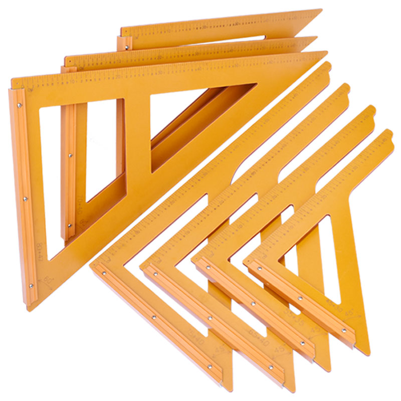 木工三角尺大号高精度加厚电木90度直角装修裁板工具角尺三角板