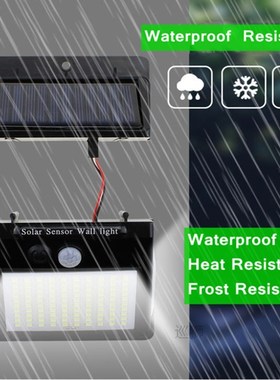 LED Solar Light Outdoor Solar Lamp Sensor Wall Light Waterpr