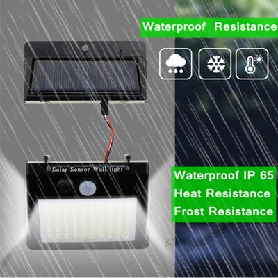 LED Solar Light Outdoor Solar Lamp Sensor Wall Light Waterpr