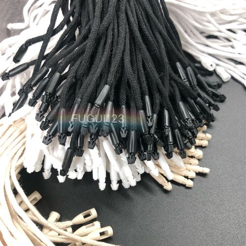 服装箱包挂d吊牌标签吊绳易扣棉绳吊粒子弹头吊粒线 单插棉吊绳