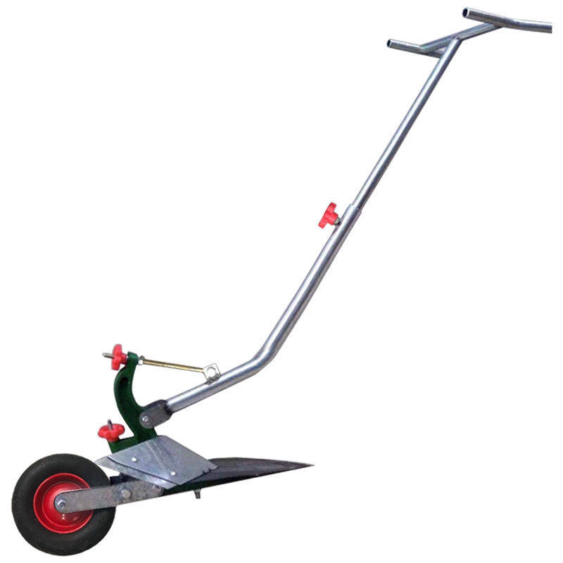 网红人工手拉犁开沟单人犁地小型开沟机起垄开沟器耕地农用人力犁