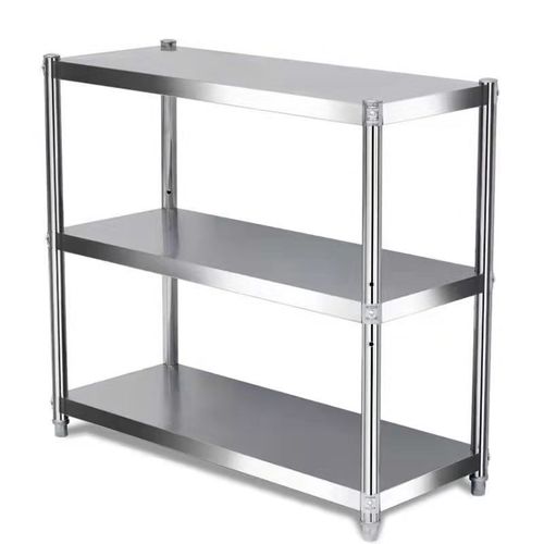 不锈钢货架304置物架落地多层阳台储藏室商用饭店仓库收纳架定制