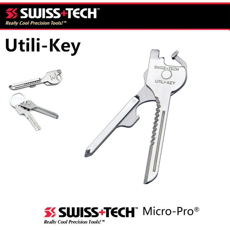 速发1PC EDC Multi Tool 6 in 1 Stainless Steel Utili-Key Key