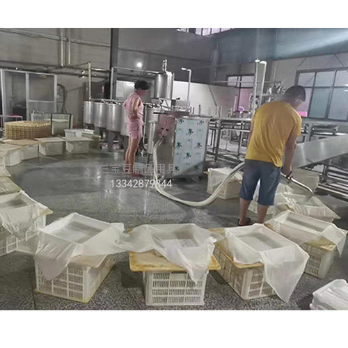 自动豆腐点浆机嫩豆腐冲浆一次成型机不锈钢点脑机豆制品加工设备