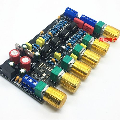 声音超好蓝牙2.1声道发烧级前级音调美化板磨机改装前级音调板