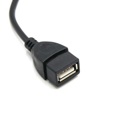 Mini UcSB Male To USB Female Car OTG Cable Adapter For Video