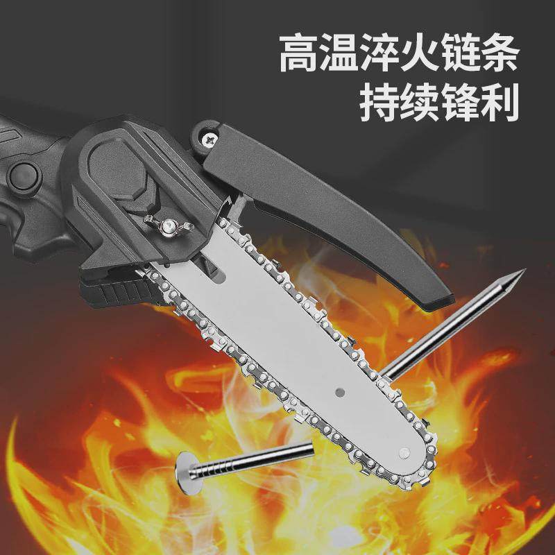 4寸/6寸锂电链锯电链锯木工无线单手锯伐木锯小型充电式电动链锯,畜牧/养殖物资,特种养殖设备,淘宝优惠券,粉丝福利购,淘宝优惠卷