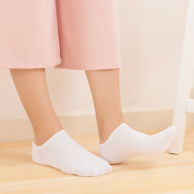 速发Boat Socks Colored-Sock Girl Cotton Women Cute Candy Fun