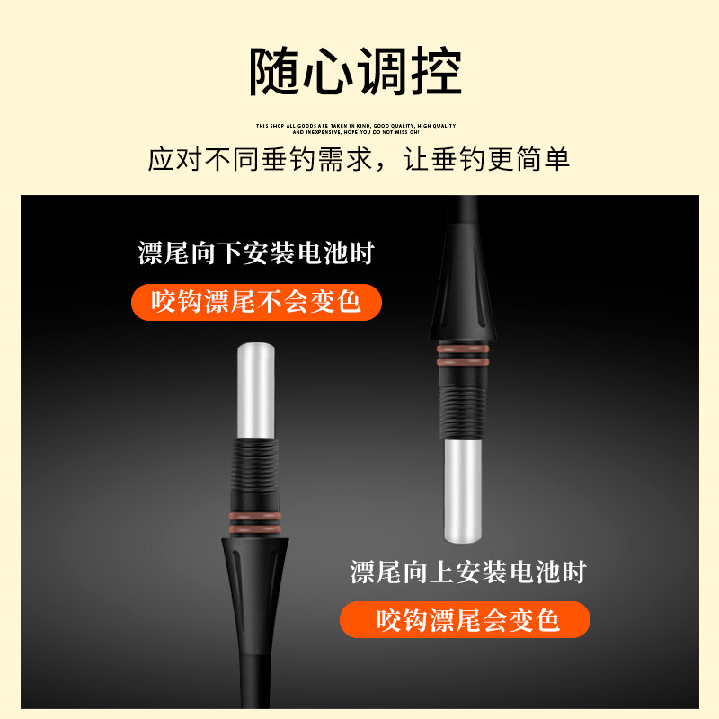 现货小凤仙芦苇h咬钩变色电子漂日夜两用夜光漂高灵敏鱼漂鲫鱼鲤