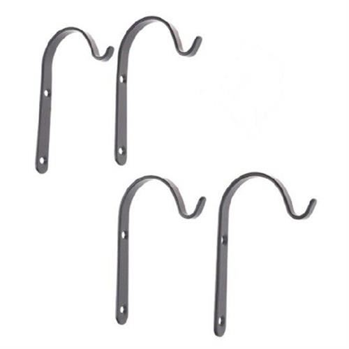 4pcs Flower Pot Plant Pot Basket Hook BenNding Durable Iron