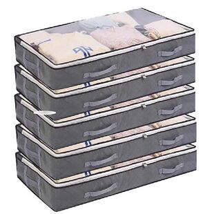 Pack Underbed Storage Clothes 速发3 Bags Foldable