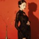 新款 G艺术写真摄影拍照衣服工笔画 孕妇照蕾丝旗袍影楼中国风服装