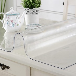 塑料PVC透明桌布磨砂桌垫防w水防烫水晶板加厚龙塑软玻璃整卷批