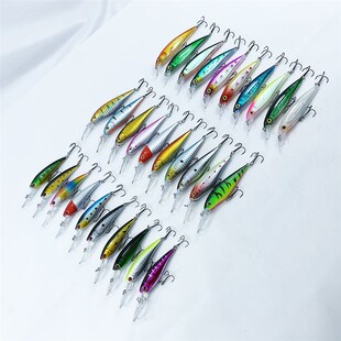 30Pcs 10Pcs 20Pcs Hard Minnow Bait Set Lure Pik Bass Fishing