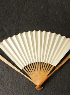 十几年玉竹老料东阳名家刘超本工留青雕刻古方95寸文人折扇竹扇子