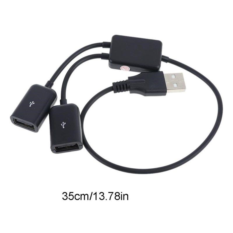 Durable USB OTG Hub Cable High Speed USB 2.0 Male to Double
