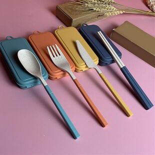 friendly Kit Cutlery 推荐 Dinnerware Durable Eco Box 1Set