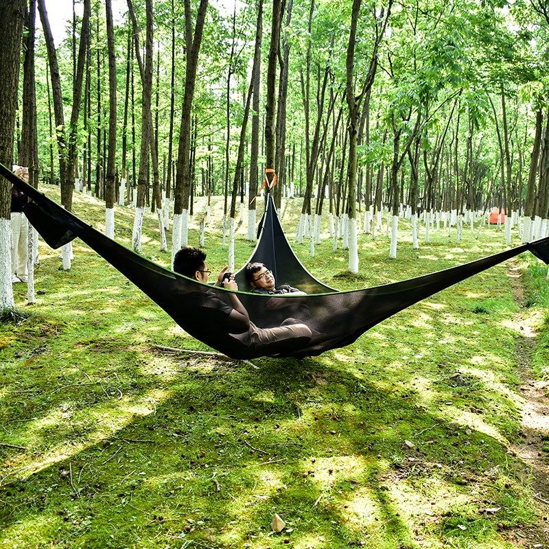 户外三角吊床便携防侧翻野营野餐装备单双人加厚掉床学生宿舍吊椅,户外/登山/野营/旅行用品,吊床,淘宝优惠券,粉丝福利购,淘宝优惠卷