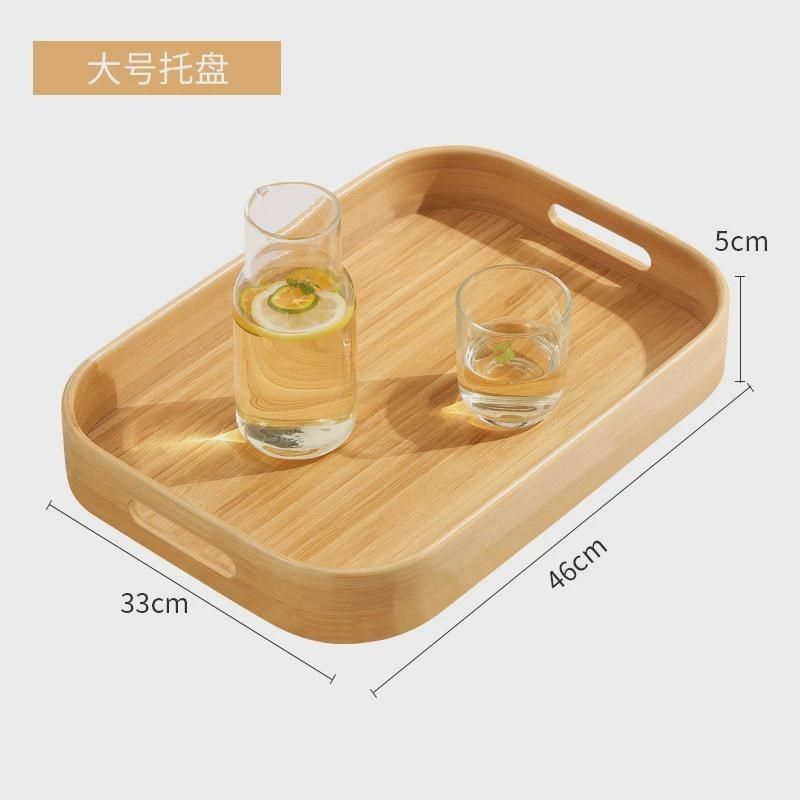 竹制长方形托盘茶盘家用茶具茶水杯E子餐盘放茶杯木质水果盘烧新,餐饮具,餐用托盘,淘宝优惠券,粉丝福利购,淘宝优惠卷