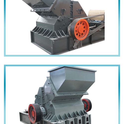 大型开箱式制砂机石英石花岗岩水泥块鹅卵石细碎机液压锤式破碎机