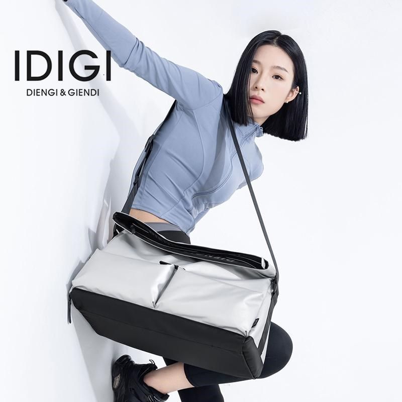 IDIG高级感男女运动健身包干湿分离大容量单肩斜挎包旅行包手提包