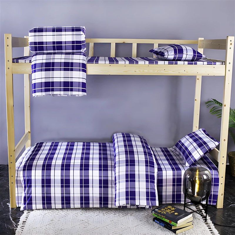 大学生宿舍三件套大学生初高中生棉花被褥六件套全棉床单被套,床上用品,学生床品套件,淘宝优惠券,粉丝福利购,淘宝优惠卷