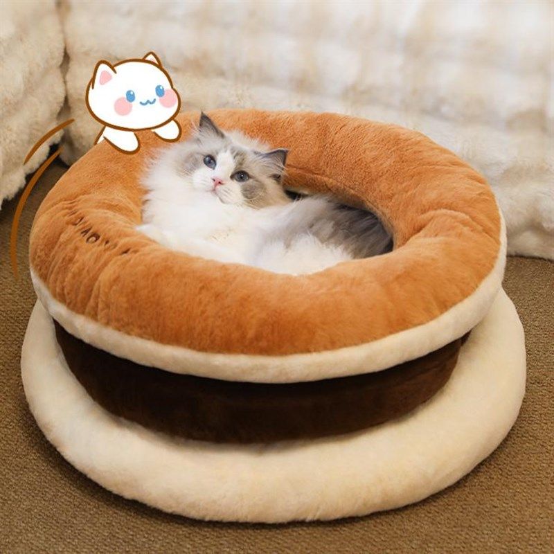 领养之家 铜锣烧猫窝冬天保暖猫咪睡窝冬季防寒猫窝,宠物/宠物食品及用品,狗窝/屋/帐篷/沙发,淘宝优惠券,粉丝福利购,淘宝优惠卷