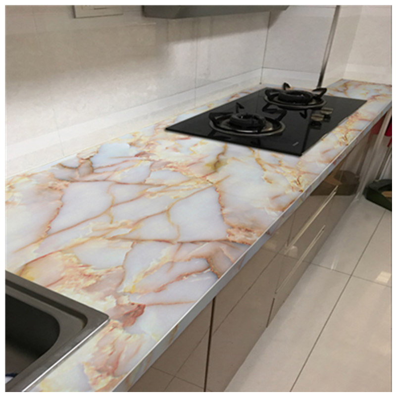 加厚防水大理石纹家具翻新贴pvc自粘墙纸灶台面瓷砖厨房防油贴纸,洗护清洁剂/卫生巾/纸/香薰,家用防油贴纸,淘宝优惠券,粉丝福利购,淘宝优惠卷