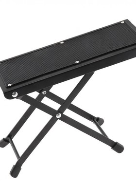 Metal Folding Guitar Footstool Rest Anti-Slip Stand Height A