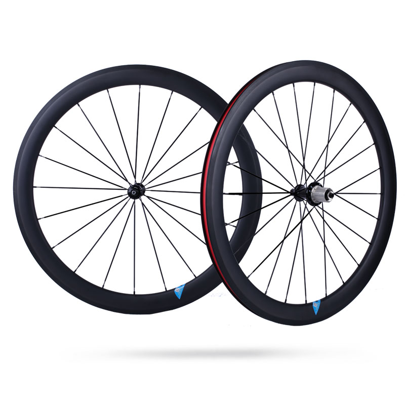 碳纤维公路轮组50mm碳刀自行车700C管胎38开口R36派瑞花鼓G3编法