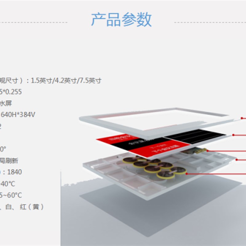 直销医院床头信息显示q墨水屏、患者床头信息显示屏、信息展示屏