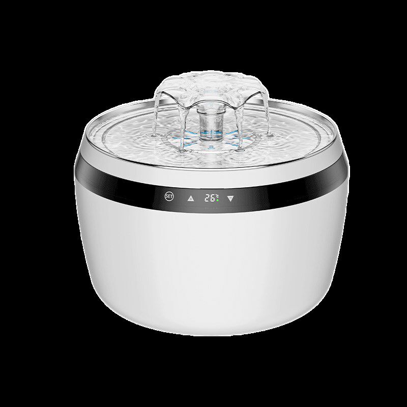 猫咪智能饮水机自动循环加热恒温活水冬季保温电动静音宠物喂水器