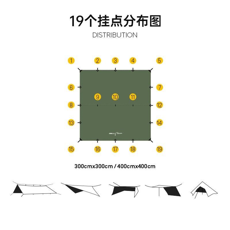 户外帐篷天幕超轻露营野营便携式多挂点遮阳防雨轻量化防水天幕布,户外/登山/野营/旅行用品,天幕,淘宝优惠券,粉丝福利购,淘宝优惠卷