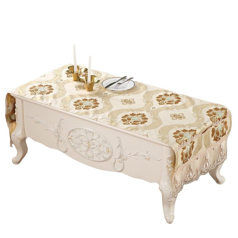 欧式茶几垫布防尘盖布桌布布艺茶几办公台布家用长方形餐桌布艺,居家布艺,桌布,淘宝优惠券,粉丝福利购,淘宝优惠卷
