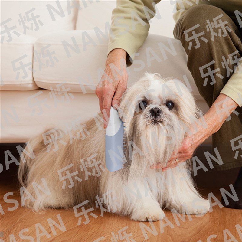 现货宠物梳子按摩除臭杀菌消毒狗狗猫咪清洁梳子跨境宠物用品刷子