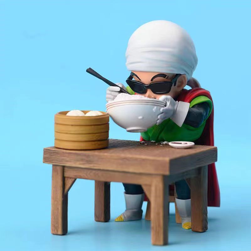 七龙珠gk一碗好饭悟空干饭人贝吉塔 场景小手办 机箱可爱桌面摆件