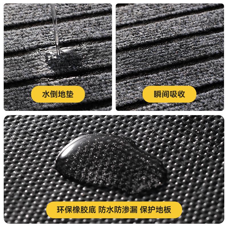 厨房地垫吸水防滑防油可擦免洗耐脏脚垫入户门垫进门门口地毯家用