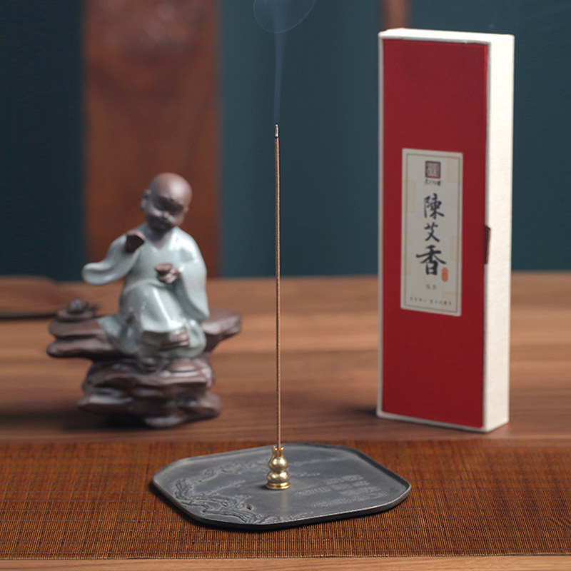 蕲春陈艾香经典线香天然养生香艾草熏香家用室内植物艾香艾叶香薰