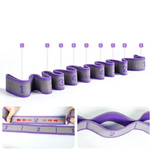 Gym Fitness Yoga Stretching Strap Elastic Band Physical Trai