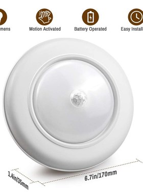 Wireless Motion Sensor Ceiling Light Battery Operated Sensin