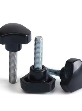 不锈钢三角把手螺丝 胶头手拧螺丝M6/M8*10/15/20/25/3S0/35/40/5