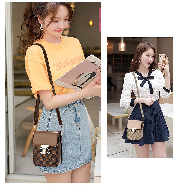 放手机的小包手机包2024新款包包斜挎小包女拼色小挎包百搭送妈妈