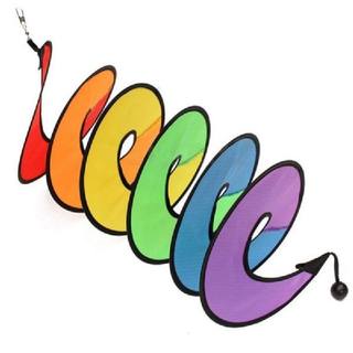 速发Portable Rotating Ribbon Colorful Wind Strip Outdoor Ten