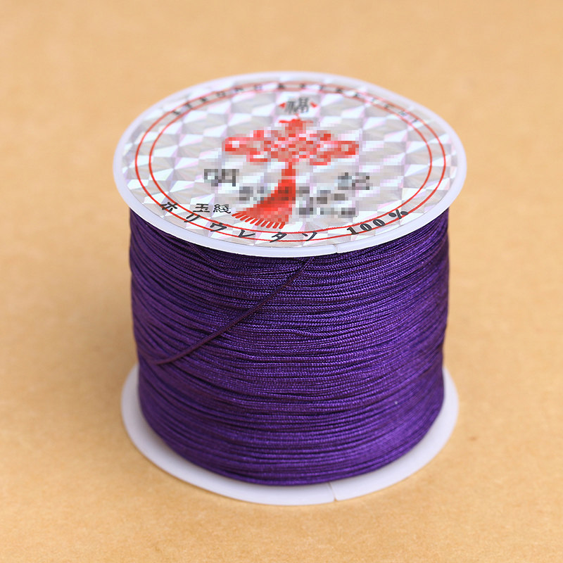 小众高货71号玉线编织线材0.4mm佛珠线穿珠蜜蜡手链项链吊坠绳串