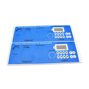 不干胶标签PC薄膜开关按键透明磨沙塑片面板磨砂PVC铭板定制面贴