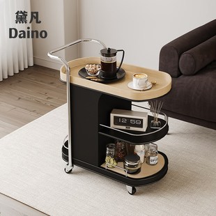 可移動沙發邊幾推車客廳茶幾小桌子陽臺小型創意臥室床頭柜高級感
