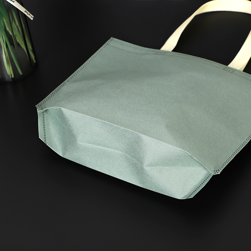 简约不织布加长手提袋服装店购物袋背包袋帆布袋礼品包装袋子定制