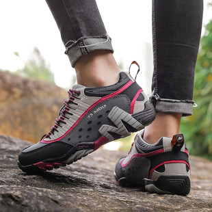 Breathable 极速Outdoor Hiking Genuine Shoes Leather Women