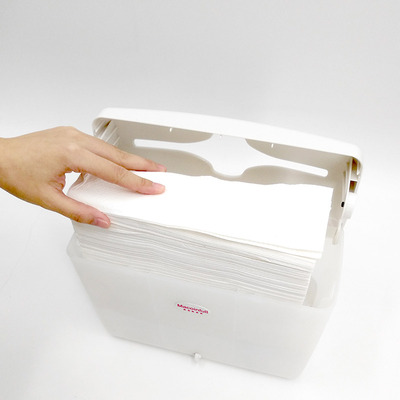 速发桌面式擦手纸盒台面式抹手纸巾架抽取式干手纸盒卫生间可移动