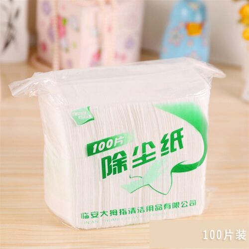惬艺 一次性静电除尘纸加厚地板z粘尘布吸尘纸粘毛发纸拖把纸100